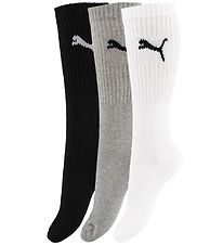 Puma Strømper - 3-pak - Sport - Hvid/Gråmeleret/Sort