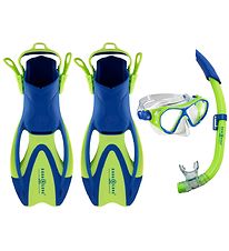 Aqua Lung Dykkersæt - Urchin Jr - Blå/Lime