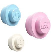 LEGO Storage Knagerkkest - 3 stk - 10/8/5 cm - Hvid/Lysebl/L