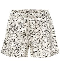 Hummel Shorts - HMLIrene - Creme m. Mønster