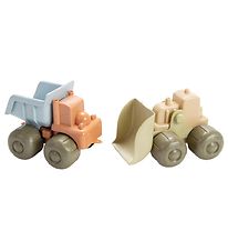 Dantoy BIO Plastic Bulldozer & Lastbil - 17 cm - Pastel
