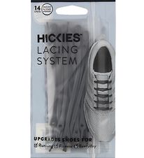 Hickies Snørebånd - Elastik - Charcoal