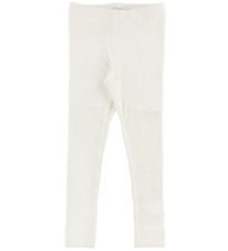 MarMar Leggings - Rib - Modal - Gentle White