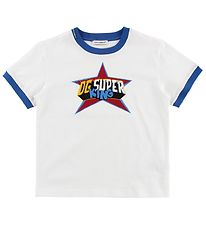 Dolce & Gabbana T-shirt - Superhero - Hvid m. Stjerne/Tekst Dolce & Gabbana T-shirt - Superhero - Hvid m. Stjerne/Tekst