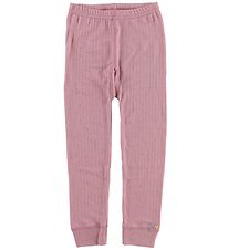 Joha Leggings - Uld - Stvet Rosa