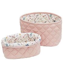 Cam Cam Opbevaringskurv - 2-stk - 22x15/24x17 - Blossom Pink