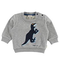 Paul Smith Baby Sweatshirt - Ventura - Grmeleret m. Dinosaur