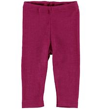 Engel Leggings - Uld/Silke - Raspberry