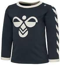Hummel Bluse - Flipper - Navy m. Logo Hummel Bluse - Flipper - Navy m. Logo