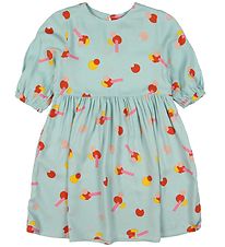 Stella McCartney Kids Kjole - Viskose - Mint m. Mnster