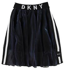 DKNY Nederdel - Sort/Holografisk m. Logo