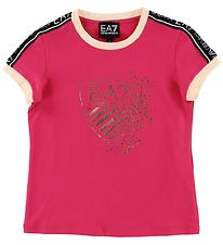 EA7 T-shirt - Pink m. Print/Logostribe