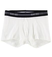 Say-So Boxershorts - Hvid