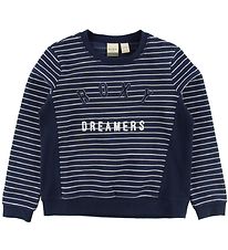 Roxy Sweatshirt - Navy m. Striber/Logo