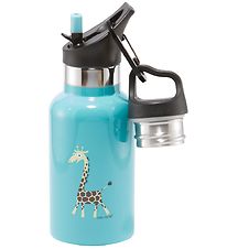 Carl Oscar Termoflaske - TEMPflask - 350 ml - Turquoise Giraffe