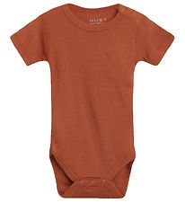 Hust and Claire Body k/ - Bet - Uld/Bambus - Brndt Orange