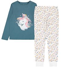 Name It Nattøj - Noos - NkfNightset - Real Teal Unicorn