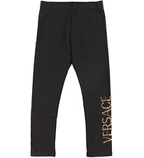 Versace Leggings - Sort m. Similisten