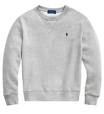 Polo Ralph Lauren Sweatshirt - Gråmeleret m. Logo