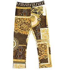 Versace Leggings - Guld/Mnstret