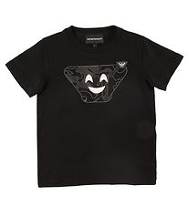 Emporio Armani T-shirt - Sort m. Logo