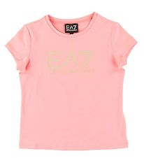 EA7 T-shirt - Quartz Pink m. Slvglimmer