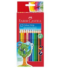 Faber-Castell Farveblyanter - Grip - Akvarel - 12 stk - Multi