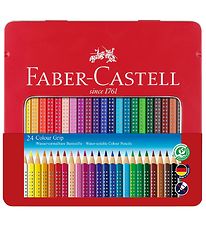 Faber-Castell Farveblyanter - Grip - akvarel - 24 stk - Multi