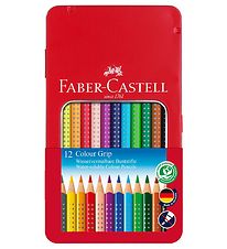 Faber-Castell Farveblyanter - Grip - Akvarel - 12 stk - Multi