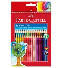 Faber-Castell Farveblyanter - Grip - Akvarel - 36 stk - Multifar