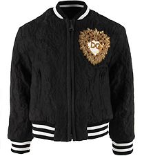 Dolce & Gabbana Bomberjakke - Sort Blonde m. Patch