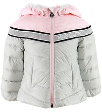 Moncler Dunjakke - Marik - Gr/Rosa