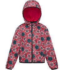 Moncler Jakke - Breanna - Rd m. Blomster