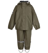 Mikk-Line Regntøj - Recycled - PU - Dusty Olive