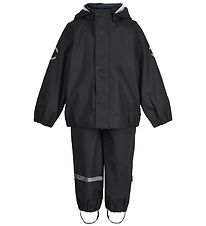 Mikk-Line Regntøj - Recycled - PU - Black