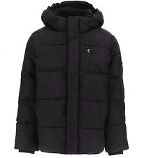 Calvin Klein Dynejakke - Essential Puffer - CK Black