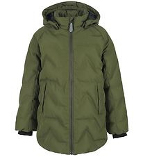 Color Kids Dynejakke - Dark Olive