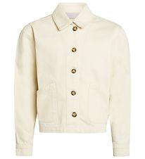 Grunt x Naja Münster Denimjakke - Musse - Offwhite