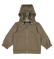Wheat Softshelljakke m. Fleece - Henning - Forest Melange