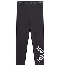 Kenzo Leggings - Sport - Koksgr m. Hvid