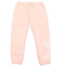 Kenzo Sweatpants - Sport - Rosa m. Hvid