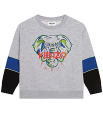 Kenzo Sweatshirt - Caps . Party - Grey Marl