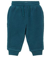 Stella McCartney Kids Bukser - Fleece - Petroleumsblå m. Ræv Stella McCartney Kids Bukser - Fleece - Petroleumsblå m. Ræv