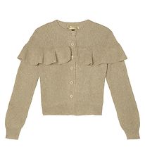 Stella McCartney Kids Cardigan - Strik - Beige/Guld