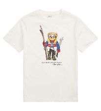 Polo Ralph Lauren T-shirt - Classics IV - Hvid m. Bamse