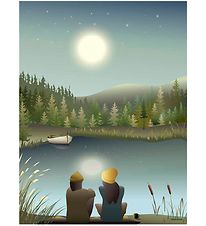 Vissevasse Plakat - 30x40 - Moonlight With You