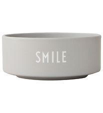 Design Letters Skål - Smile - Grå