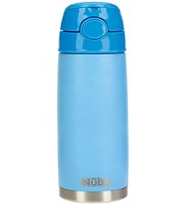 Nuby Termoflaske m. Sugerør - 420ml - Blå