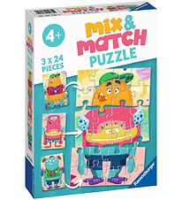 Ravensburger Puslespil - 3x24 Brikker - Mix & Match