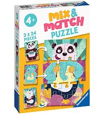 Ravensburger Puslespil - 3x24 Brikker - Mix & Match